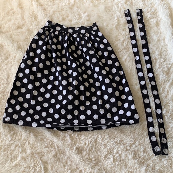 Dresses & Skirts - Black and white polka dot skirt